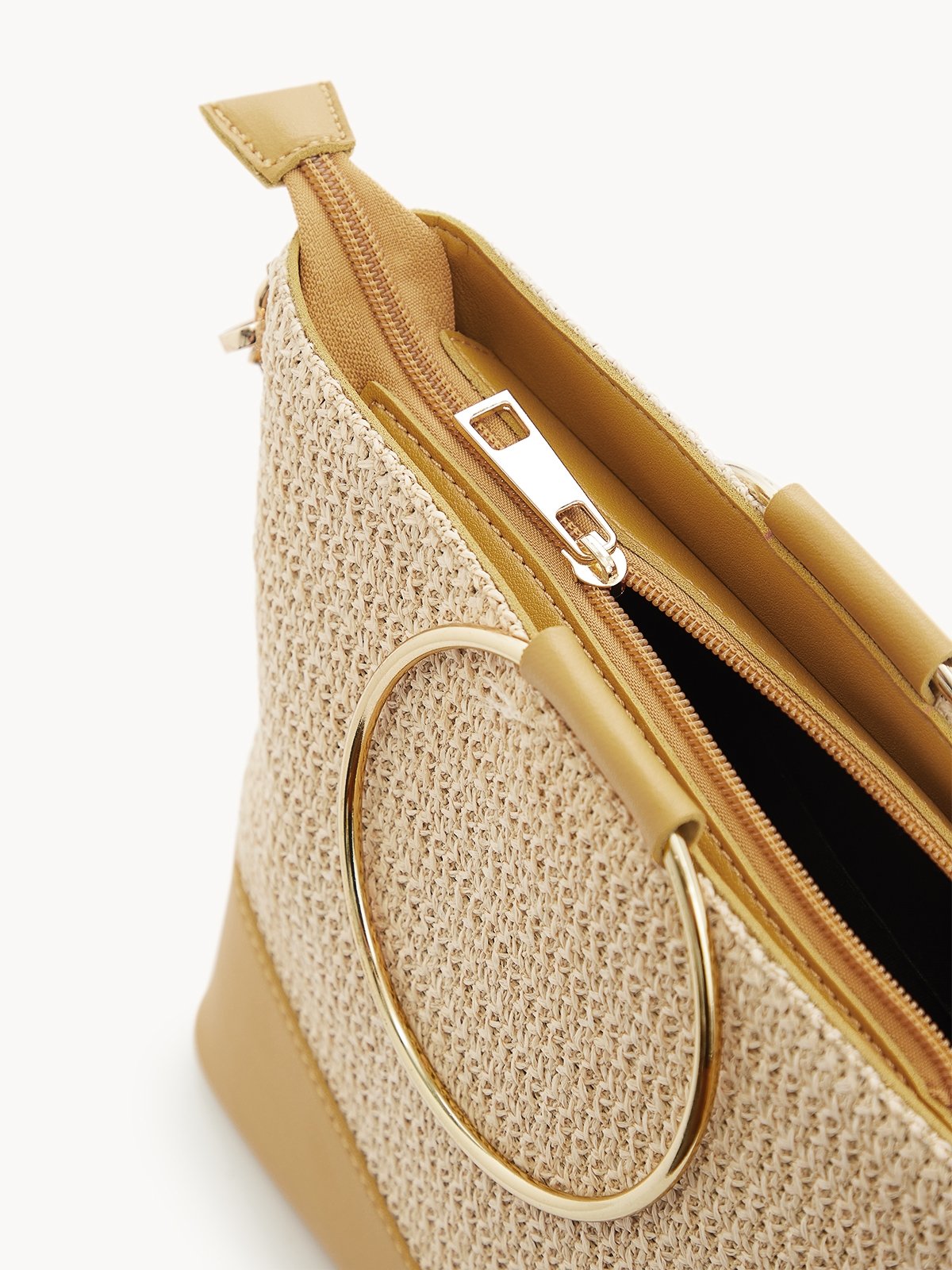 Gold ring outlet bag
