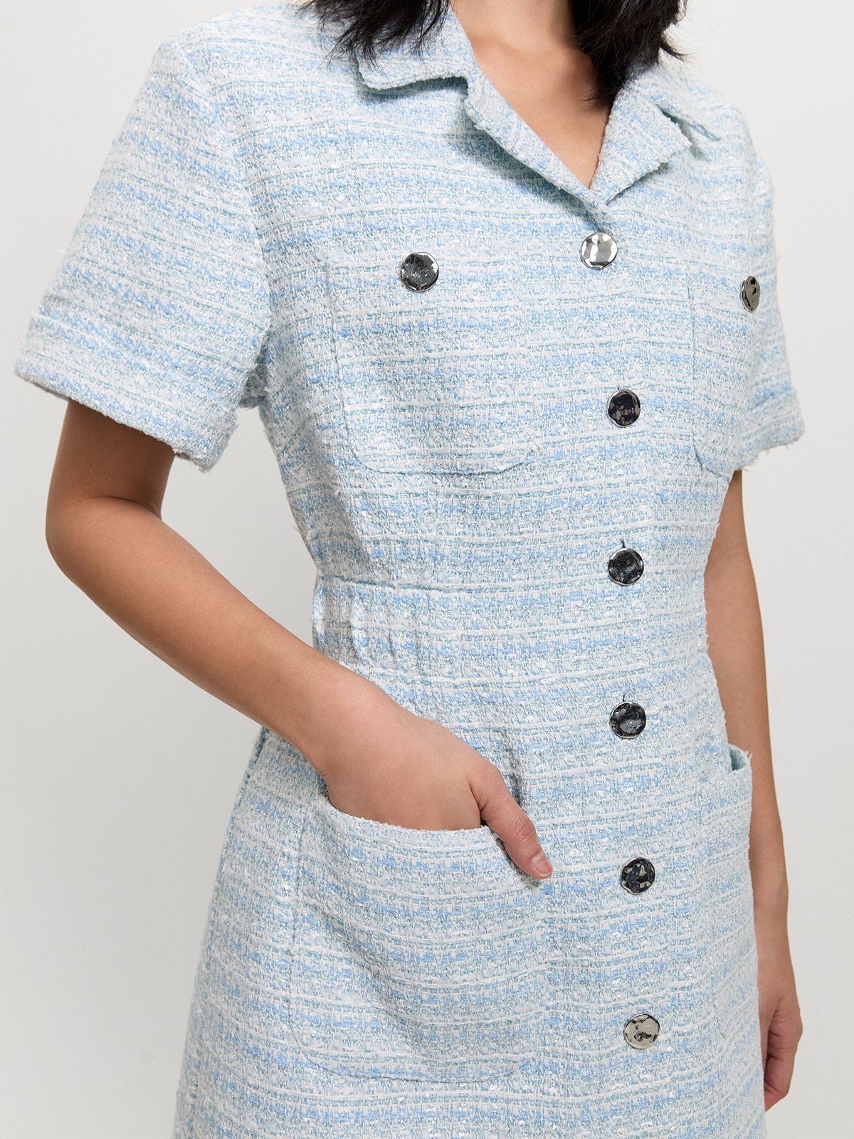 princess polly baby blue dress Women's Backless Dresses