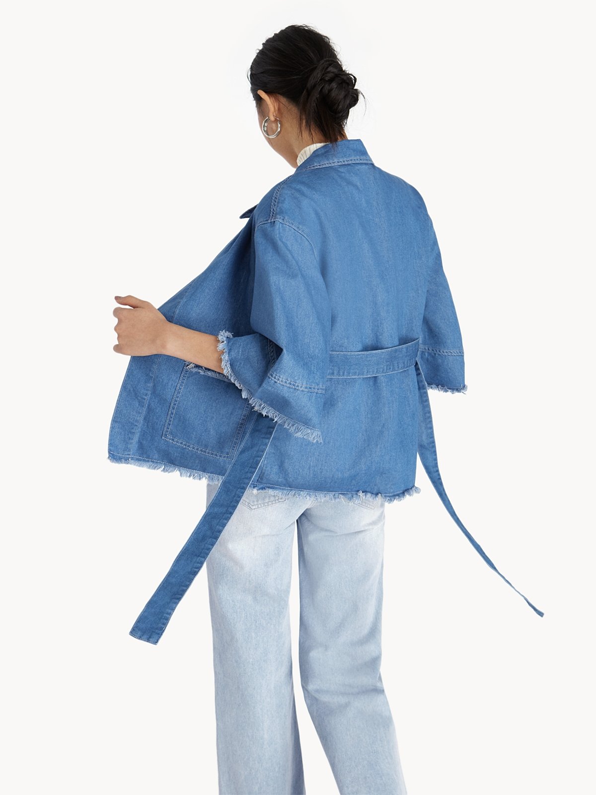 Madewell understable Denim Kimono Jacket With
