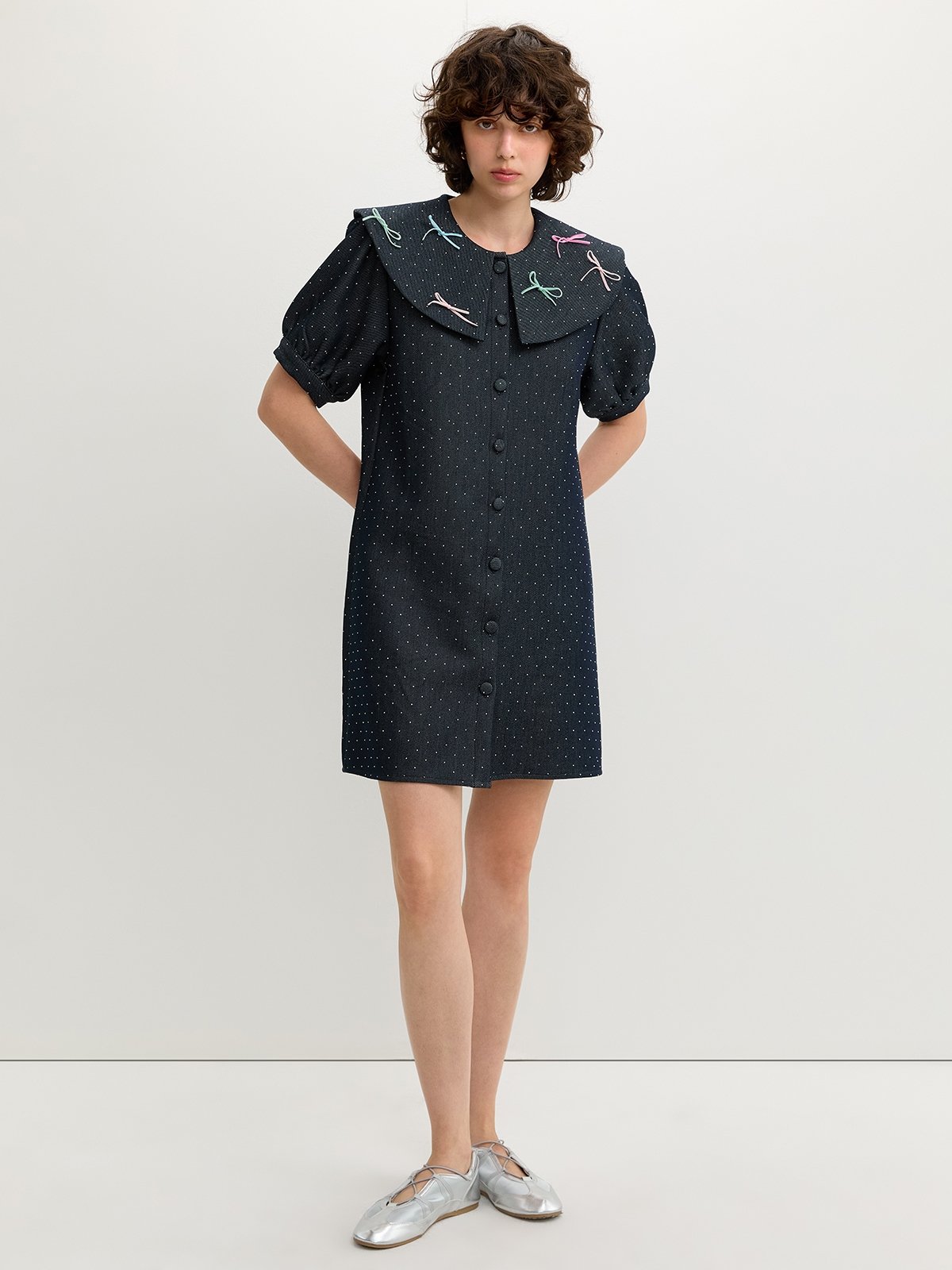 ワンピース QUIRA Black viscose blend oversize dress (Q506VS Q0009) Quira Dress In Q0009 - 33% Off | Editorialist
