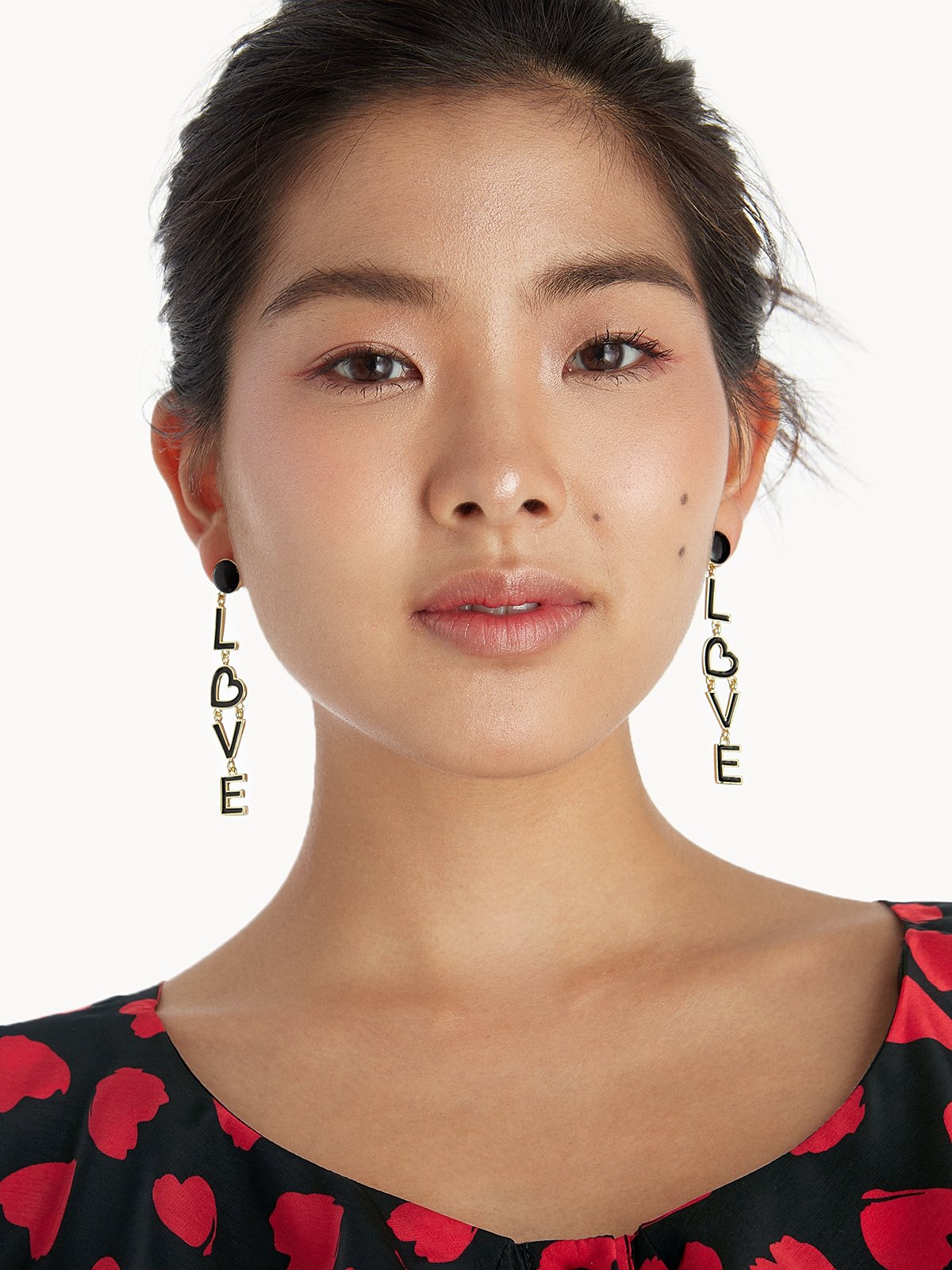 Love drop deals earrings