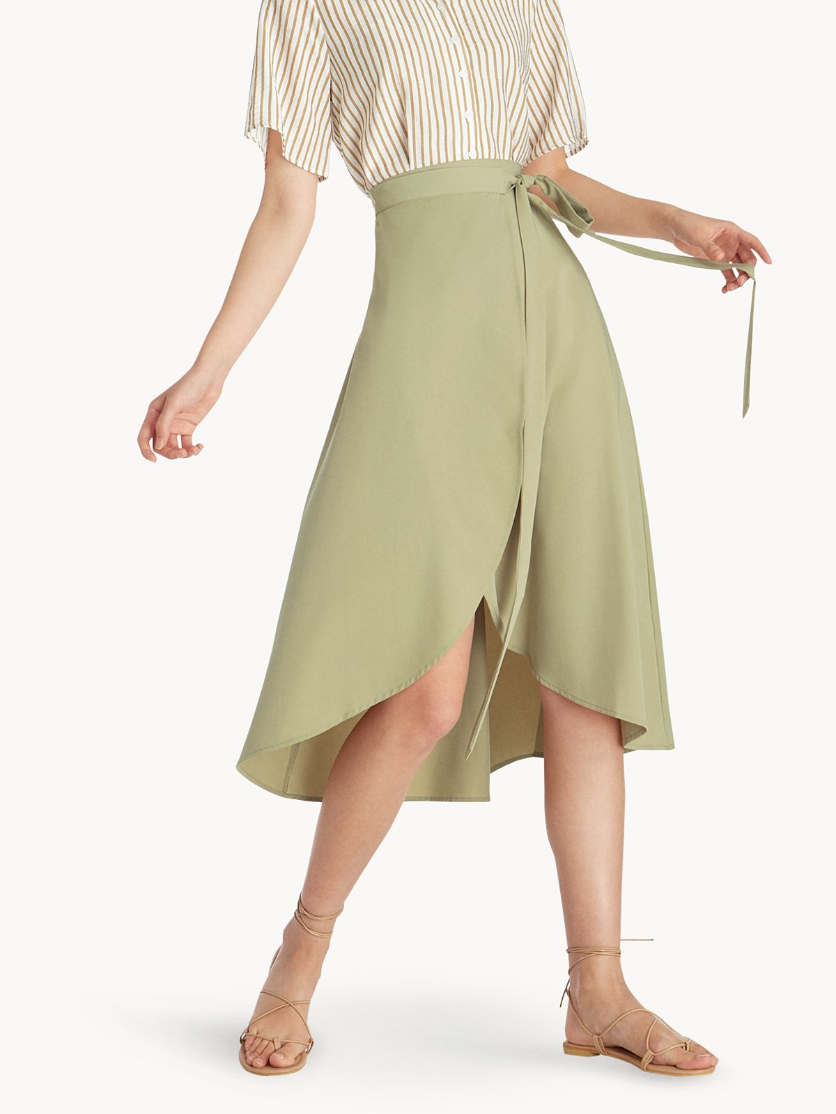 Freed Green Clover Wrap Skirt main image 1