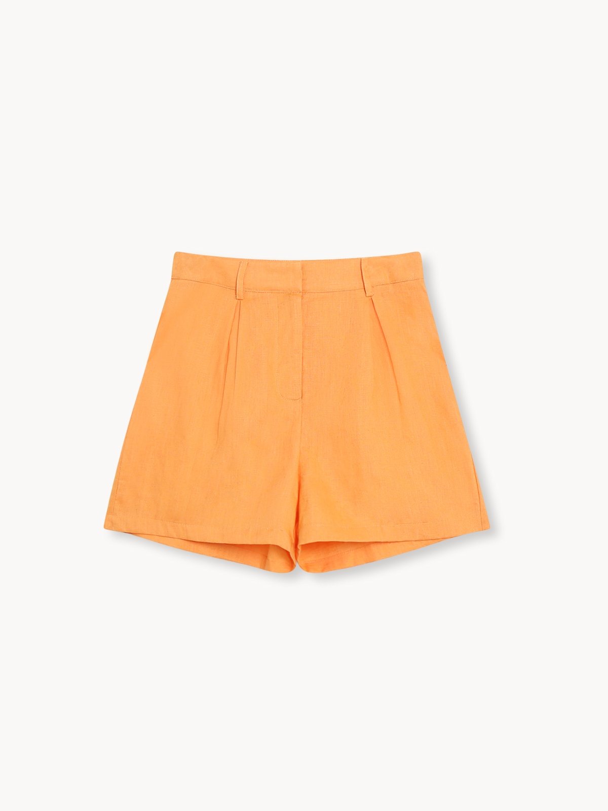 High Waist Shorts Orange Pomelo Fashion