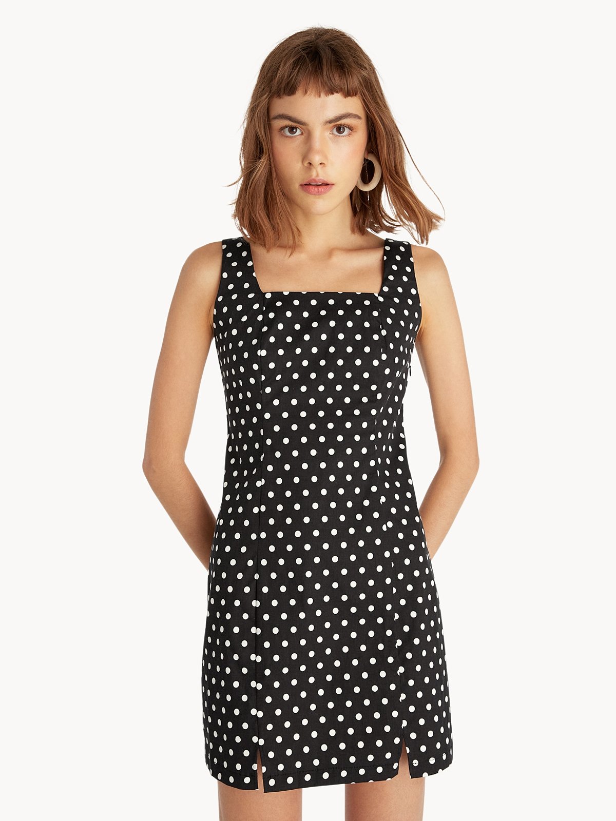 Polka online square dress