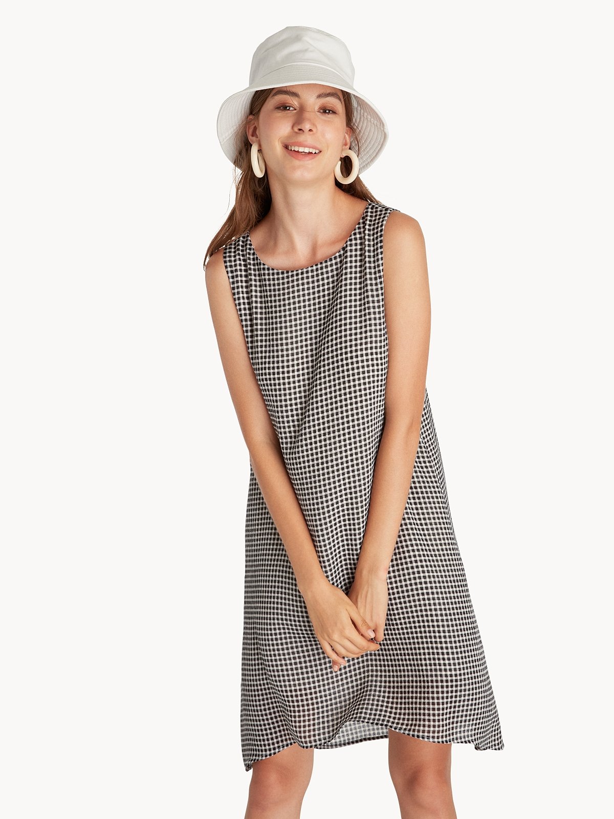 Gingham shift hotsell dress