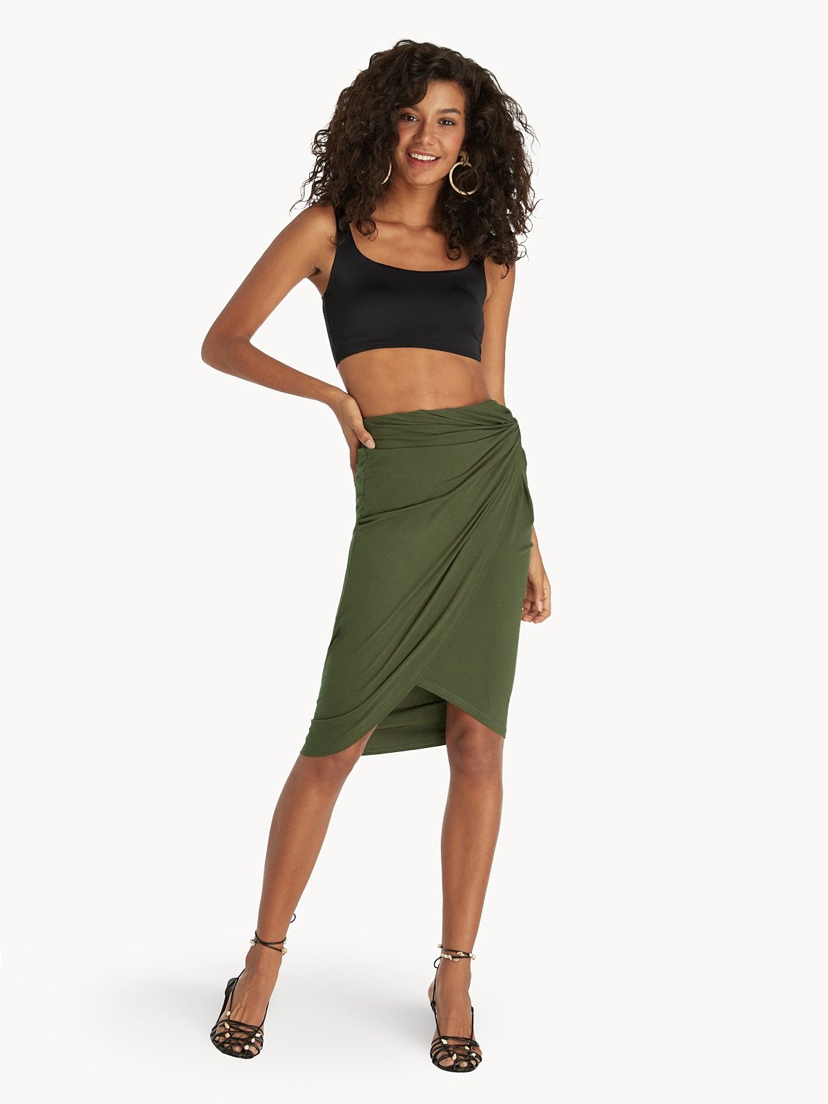 Athletic Bikini Top Black Pomelo Fashion