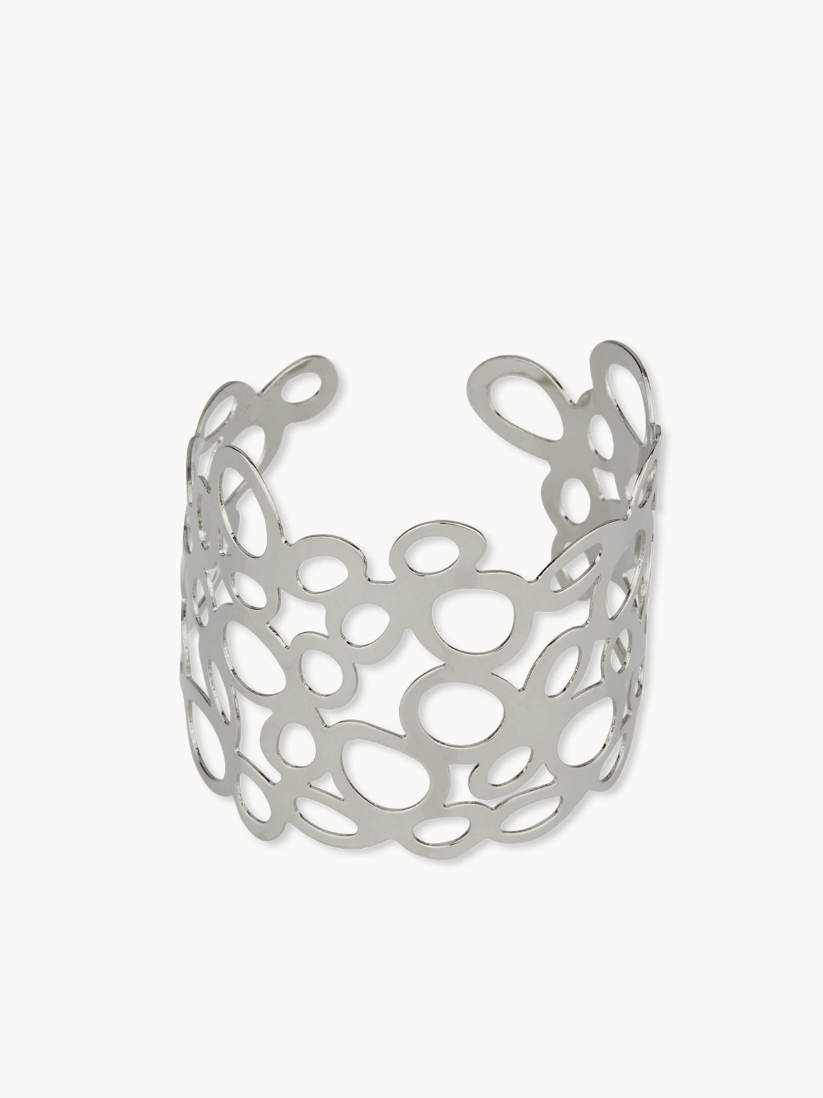 Hollow Out Cuff Bracelet Silver Pomelo Fashion
