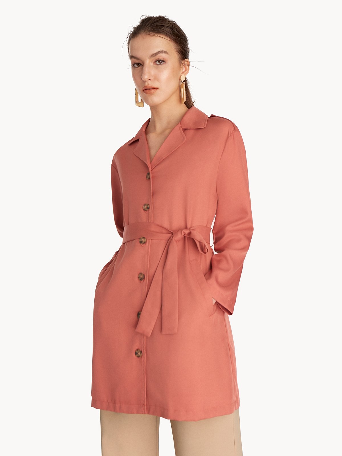 Waisted coat hot sale