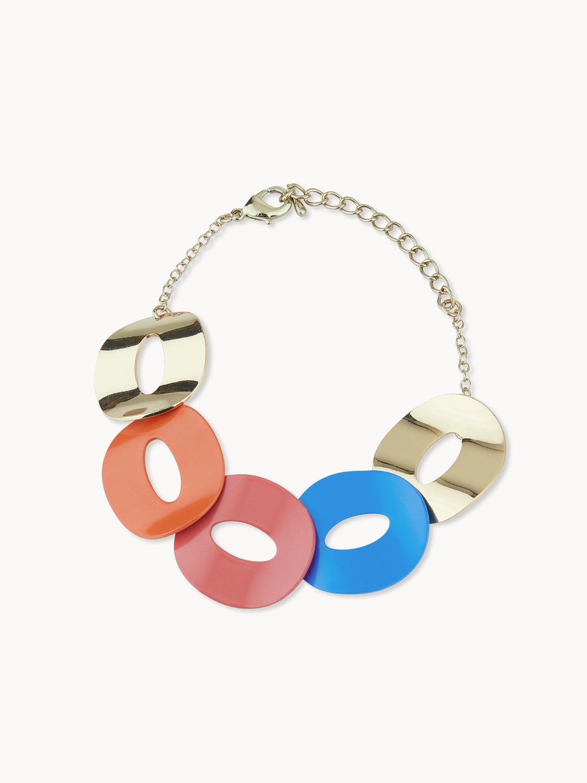 Plated Geometric Bracelet Gold Pomelo Fashion