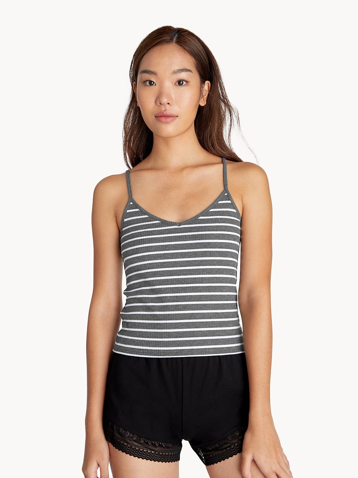 Dark grey online camisole tops