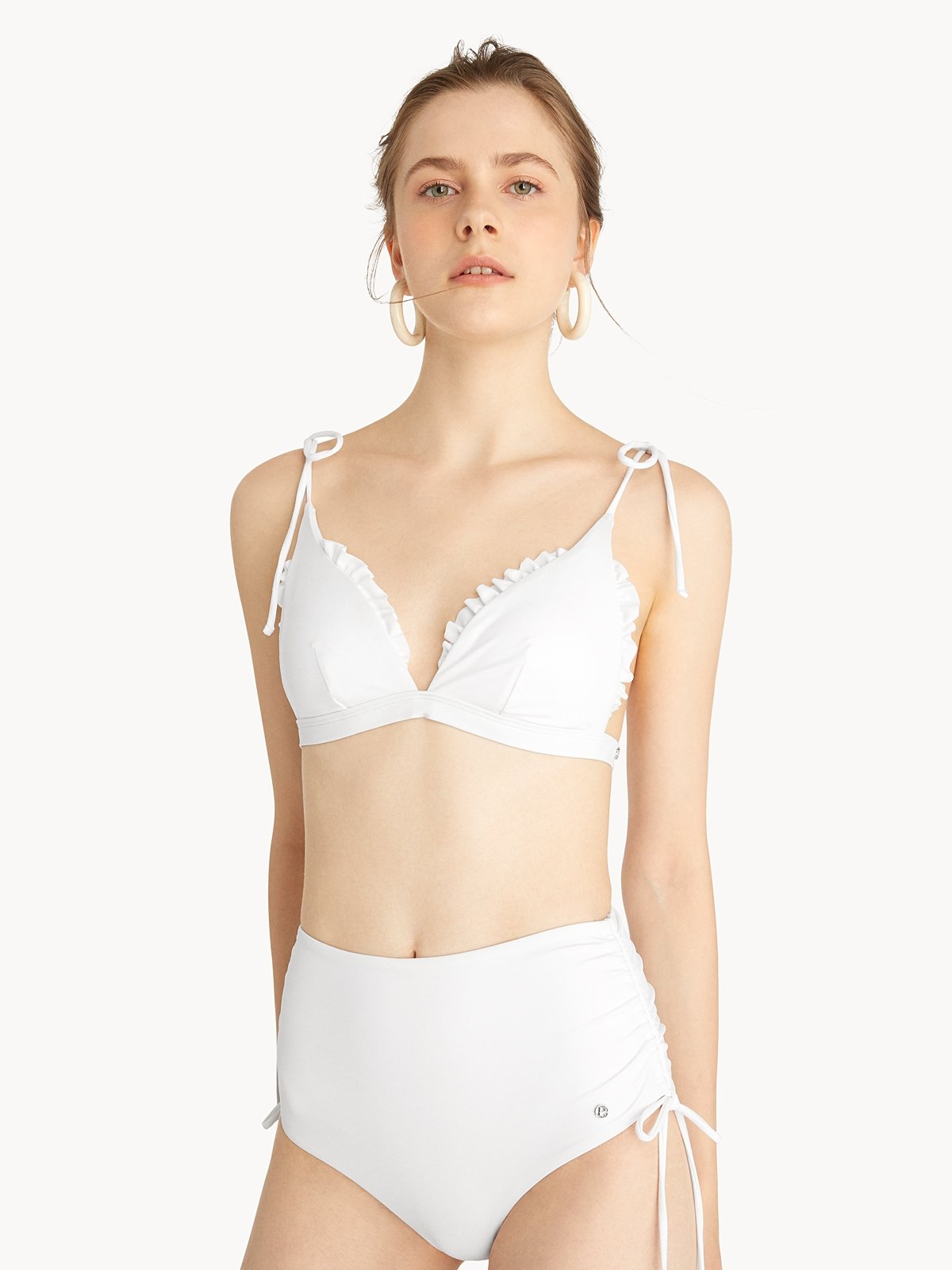 White high hotsell waisted bottoms