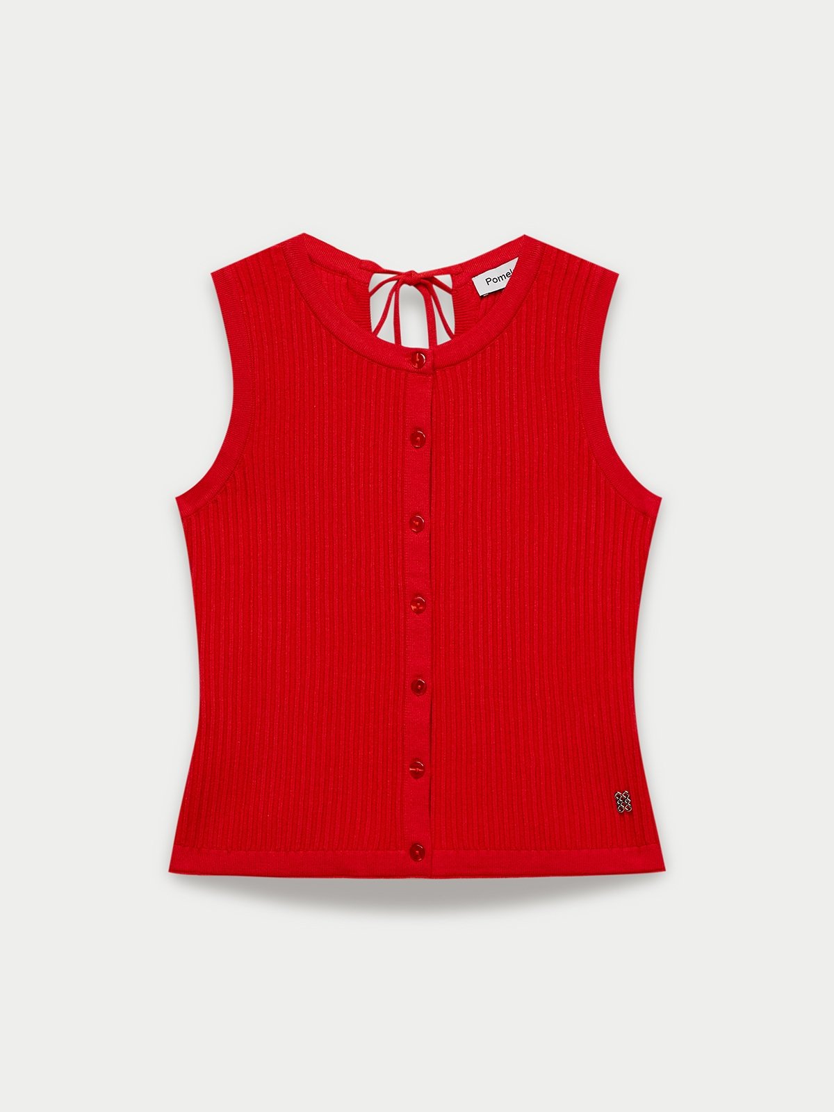 トップス melt the lady tie neck ribbon sleeveless Melt the lady tie neck ribbon sleeveless - メルカリ