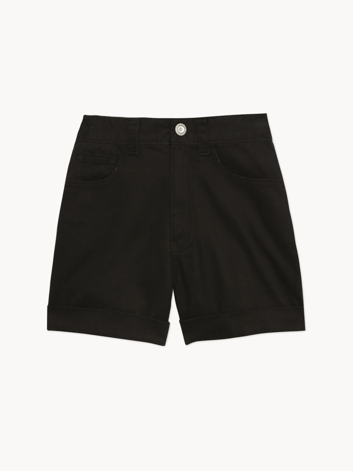Black denim shorts kmart outlet