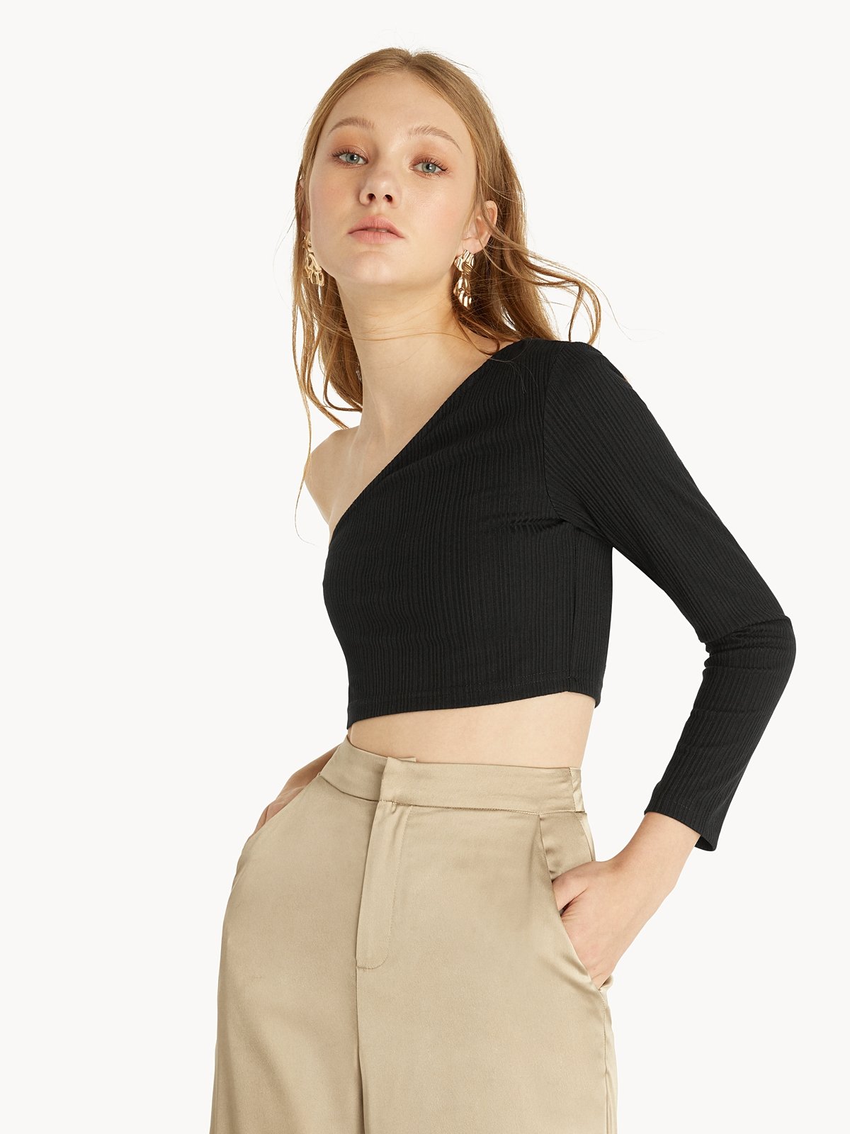 Pomelo one shop shoulder top