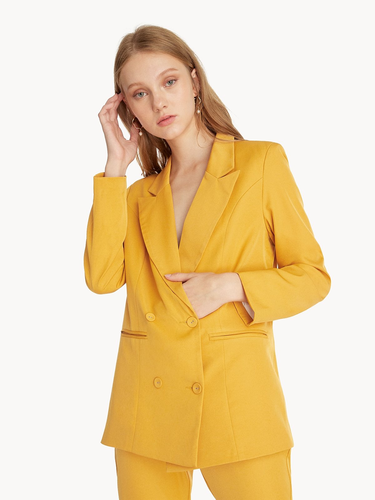 Cheap yellow blazer online