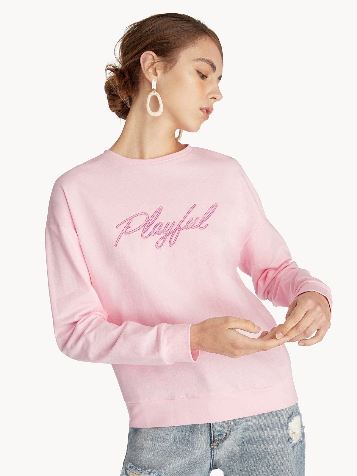 Cheap clearance pink sweater