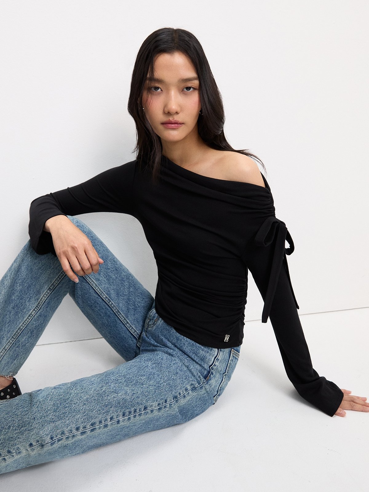 トップス OHOTORO Pleated Cami Top black トップス OHOTORO Pleated Cami Top black pleated cami top