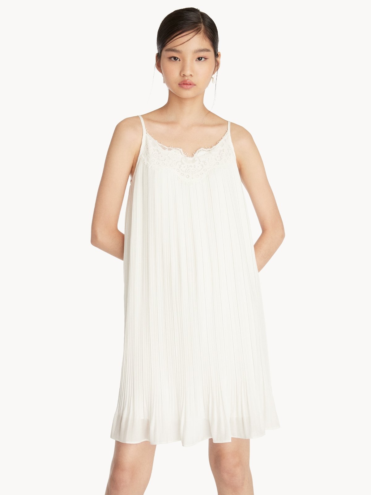 White lace slip shop