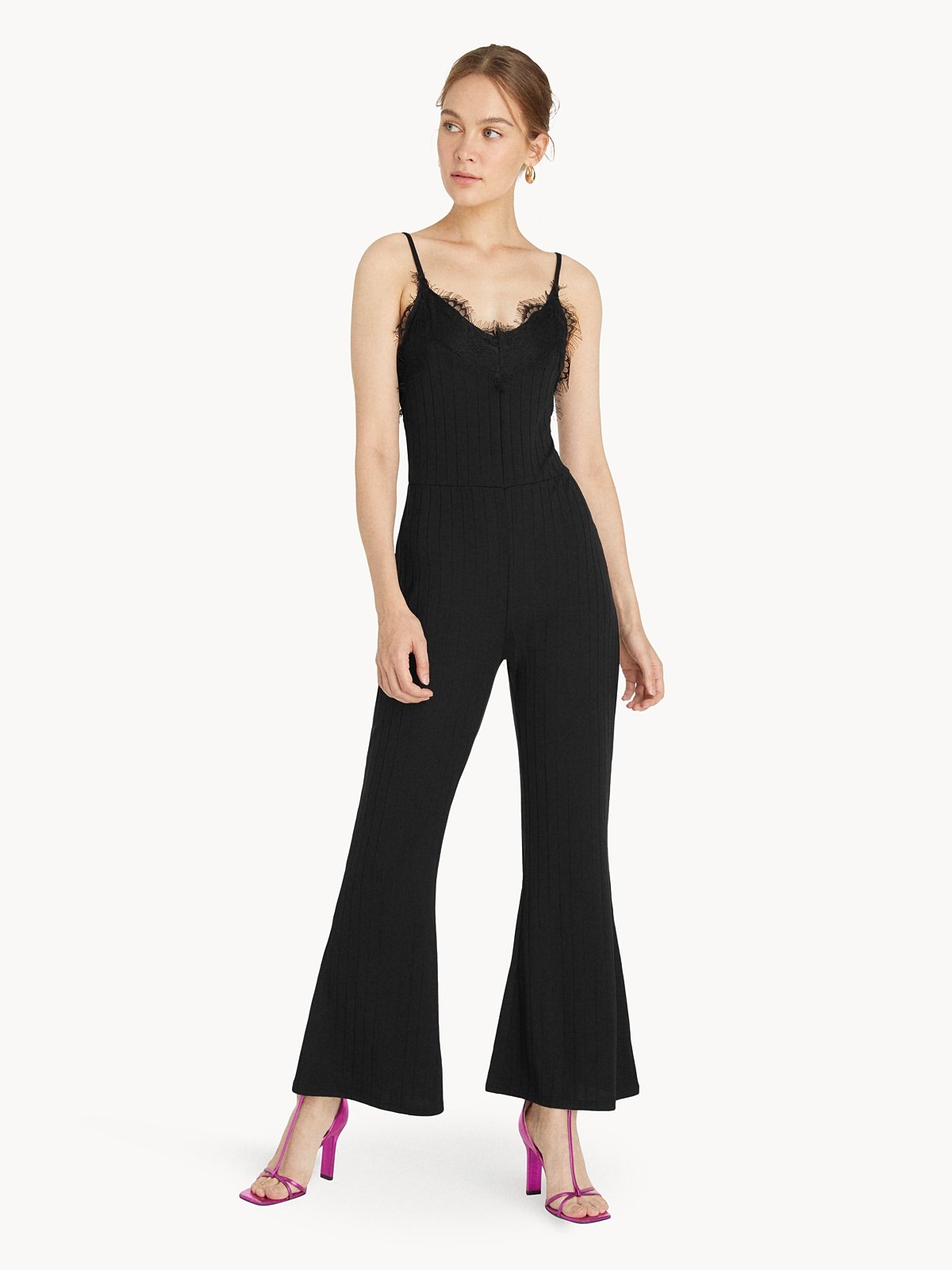 Black after 5 top jumpsuit
