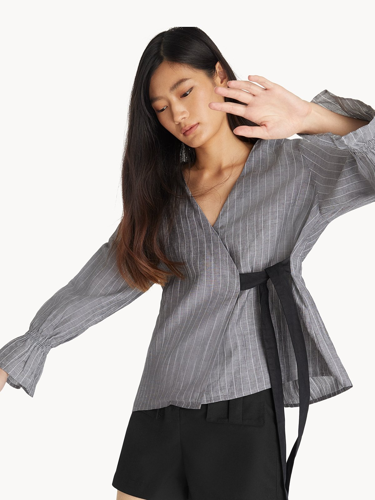 Side tie shirt new arrivals
