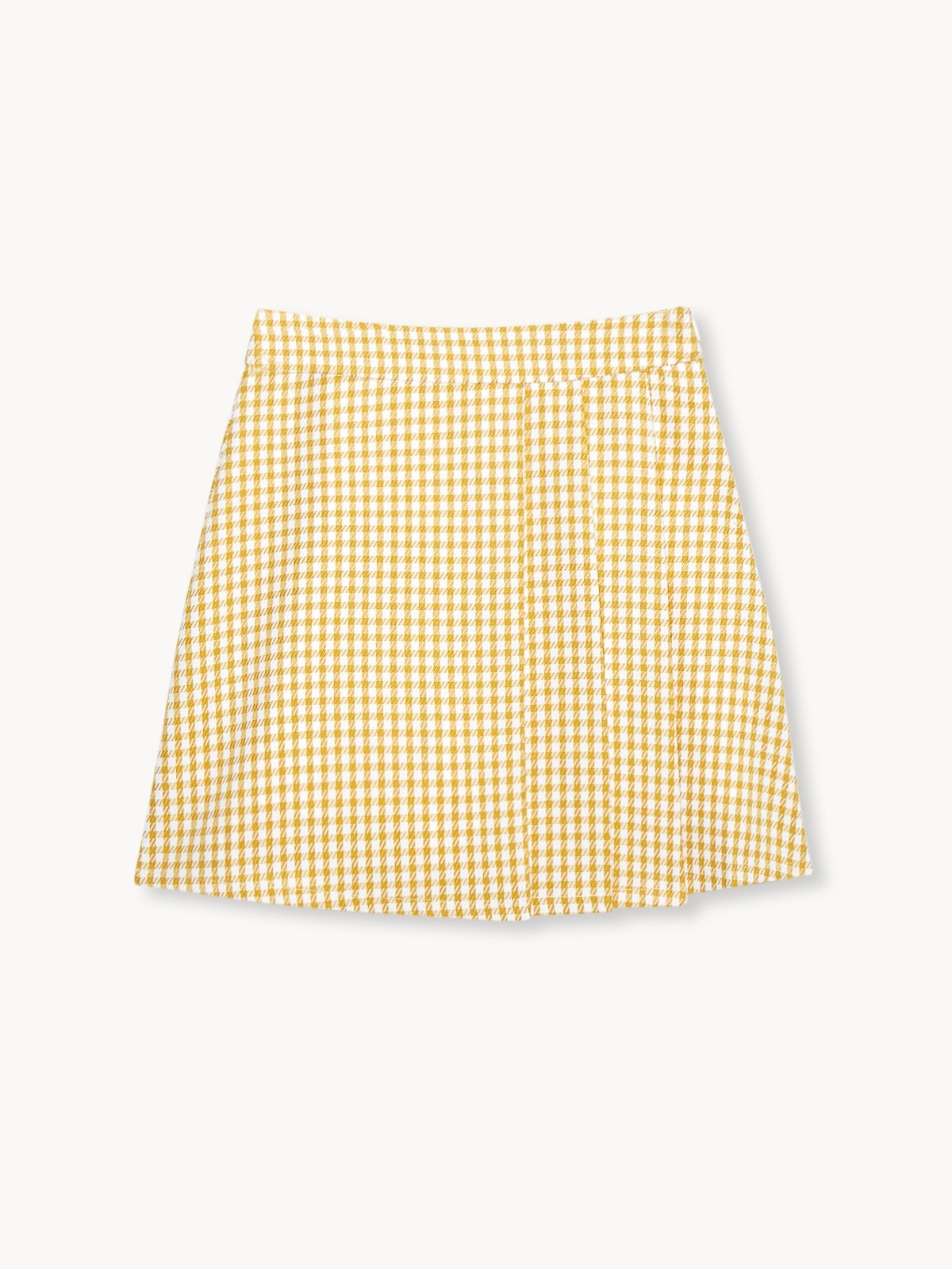 Yellow plaid skirt philippines top