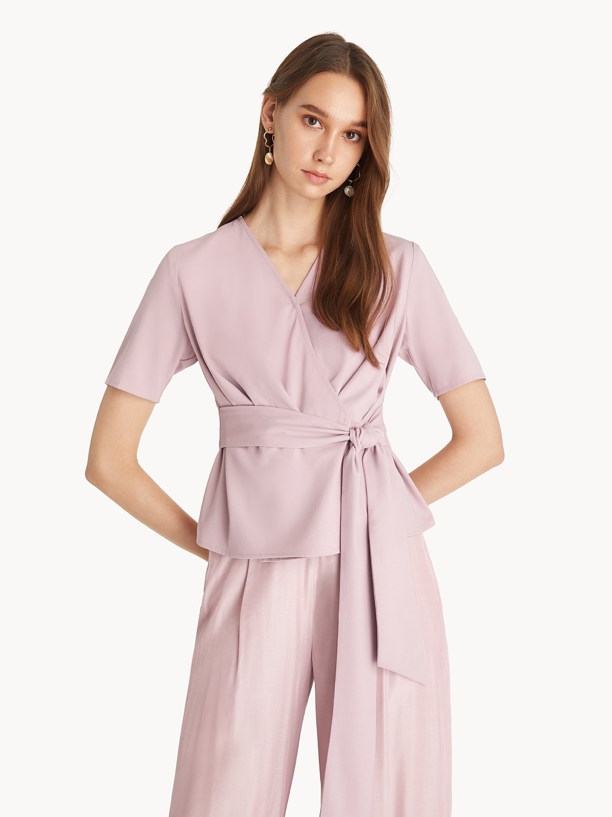 Kimono style wrap top top