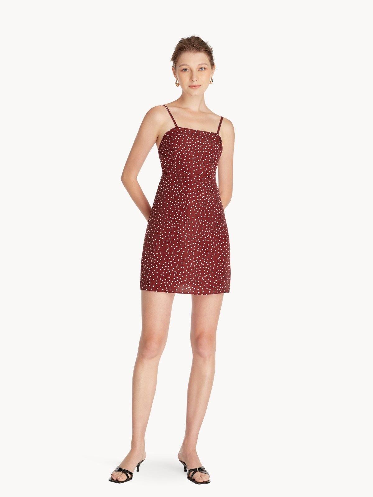 Red polka sale dot mini dress