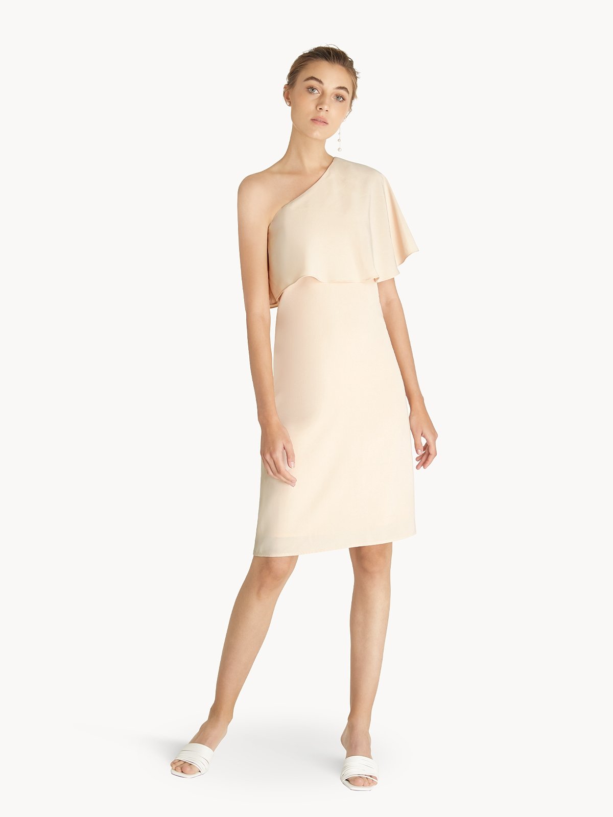 Cream cape dress store