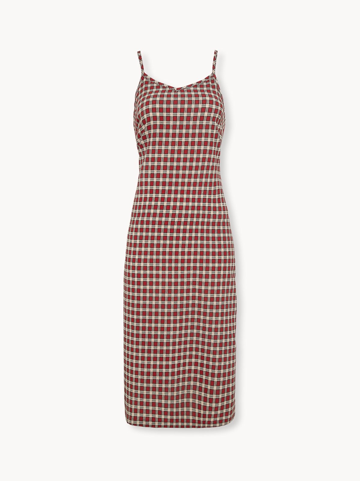 Gingham hotsell slip dress