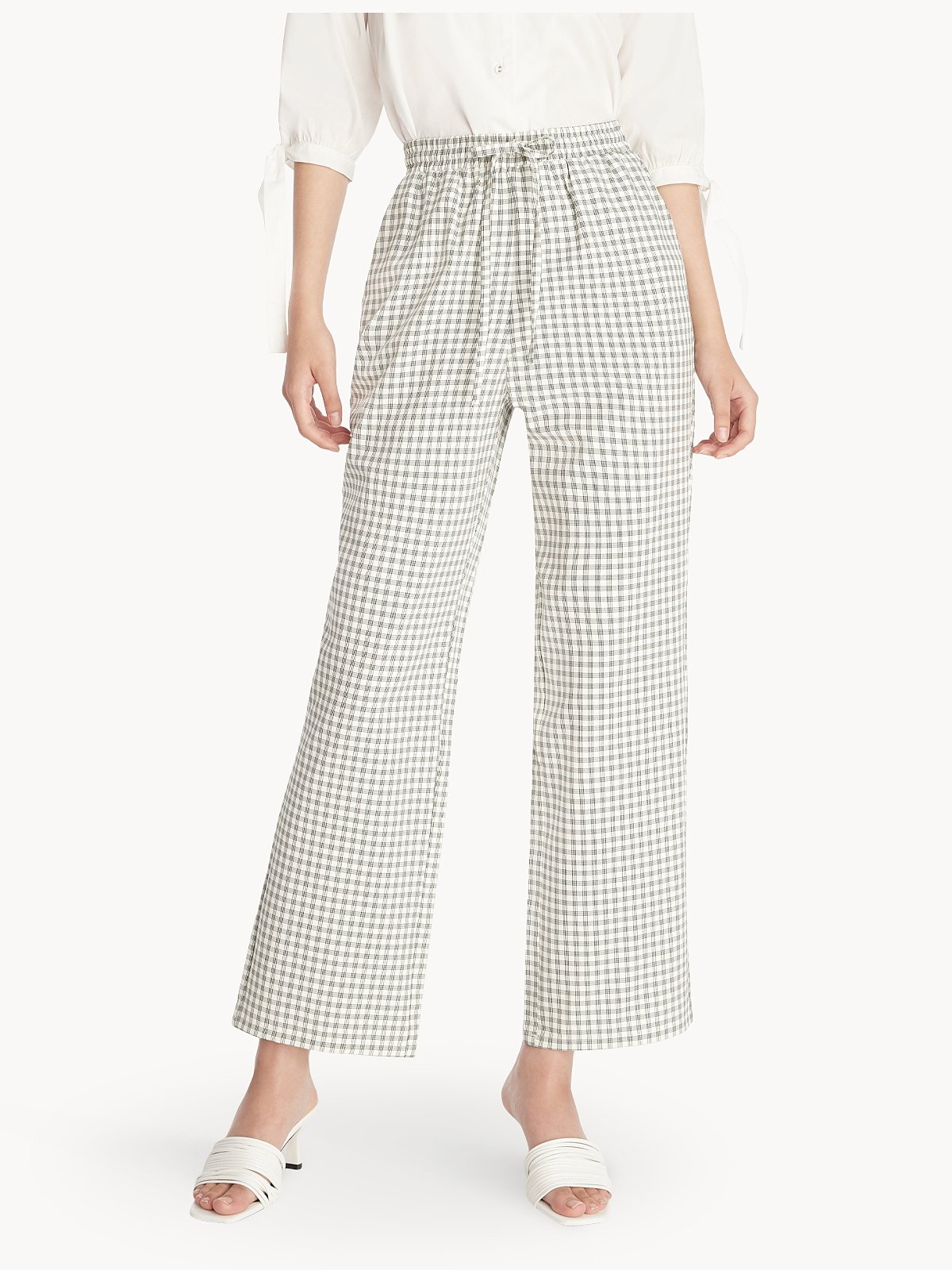 Madewell gingham pants hotsell