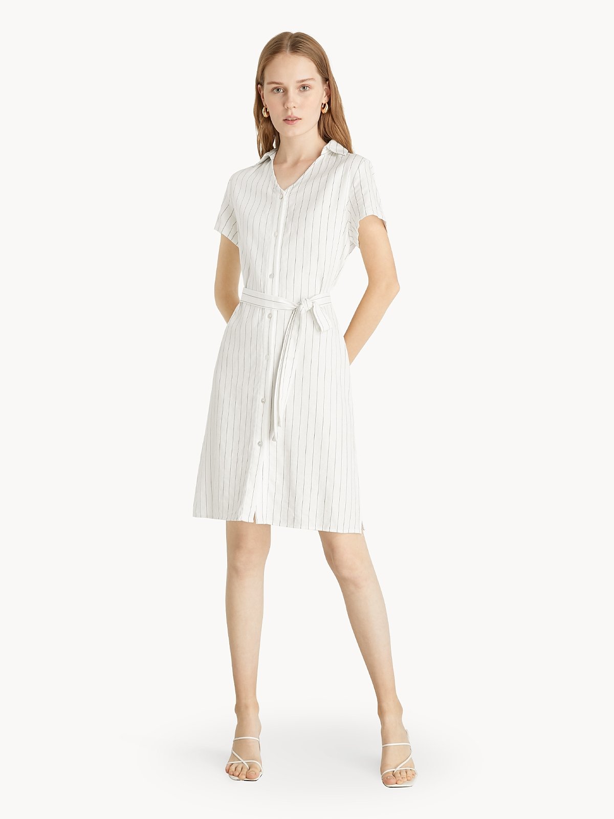 Pinstripe Light Cotton Dress main image 0