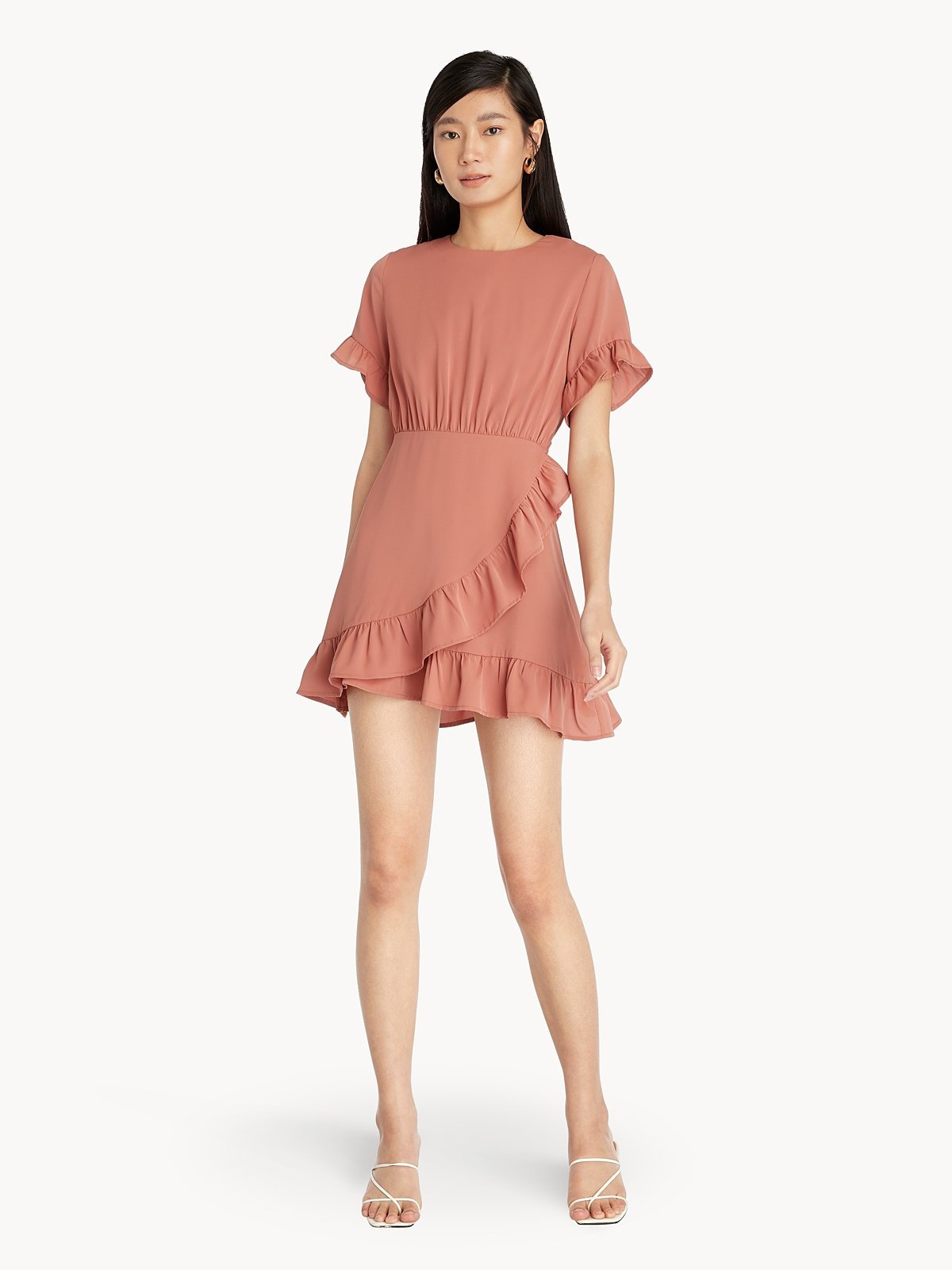Frill dress deals