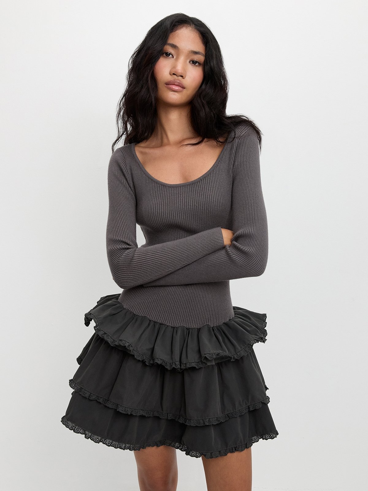 slim fit dress slacks Pomelo Dress – shopwithlovesg main image 1