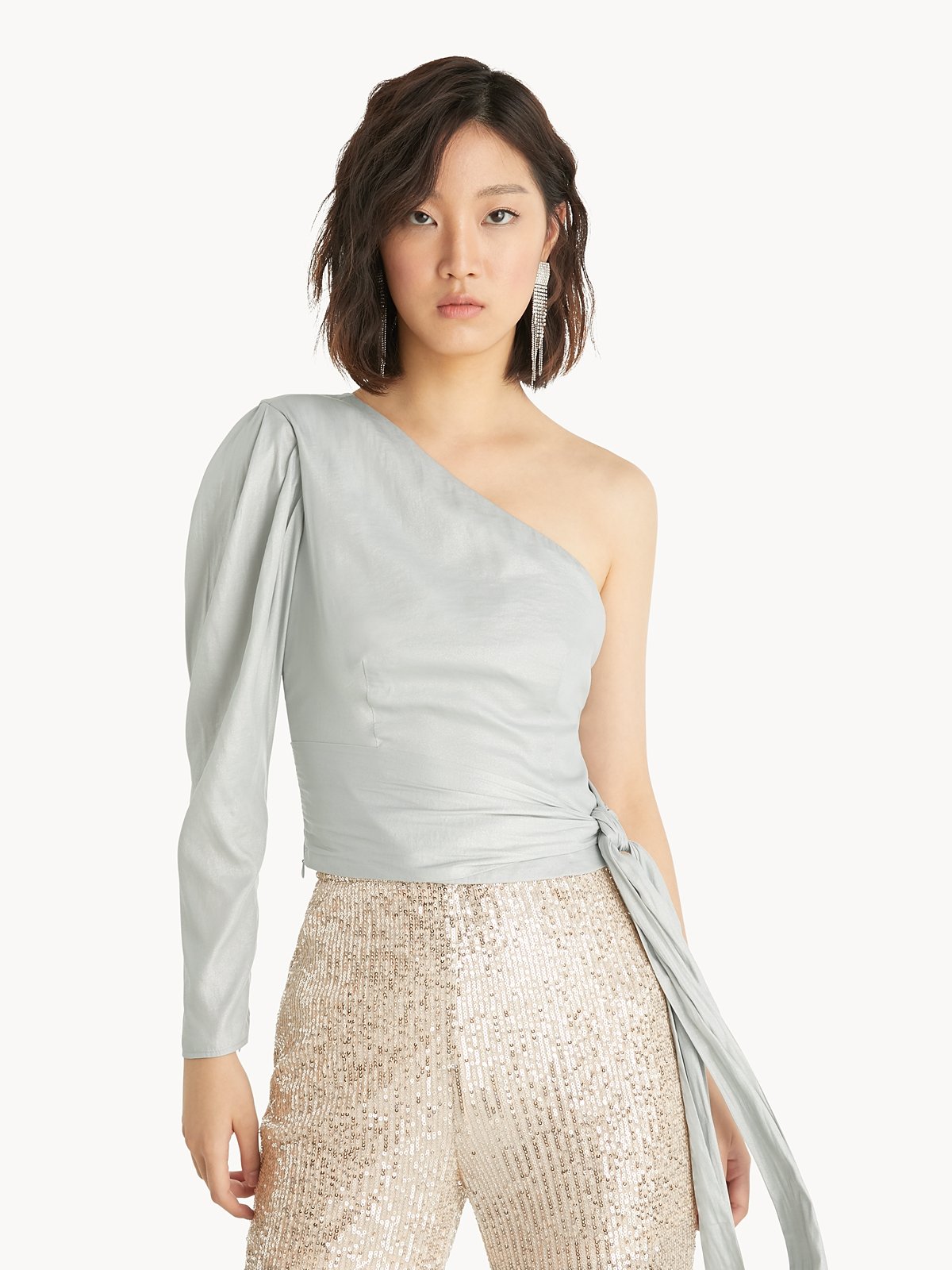 Pomelo one shoulder top sales