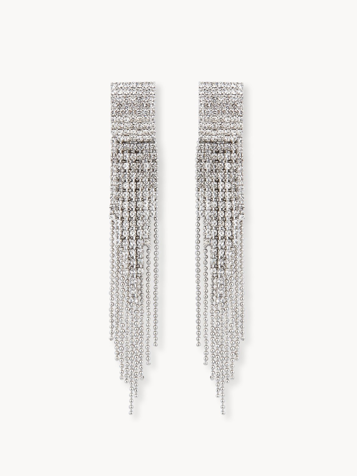Chain shop drop earrings