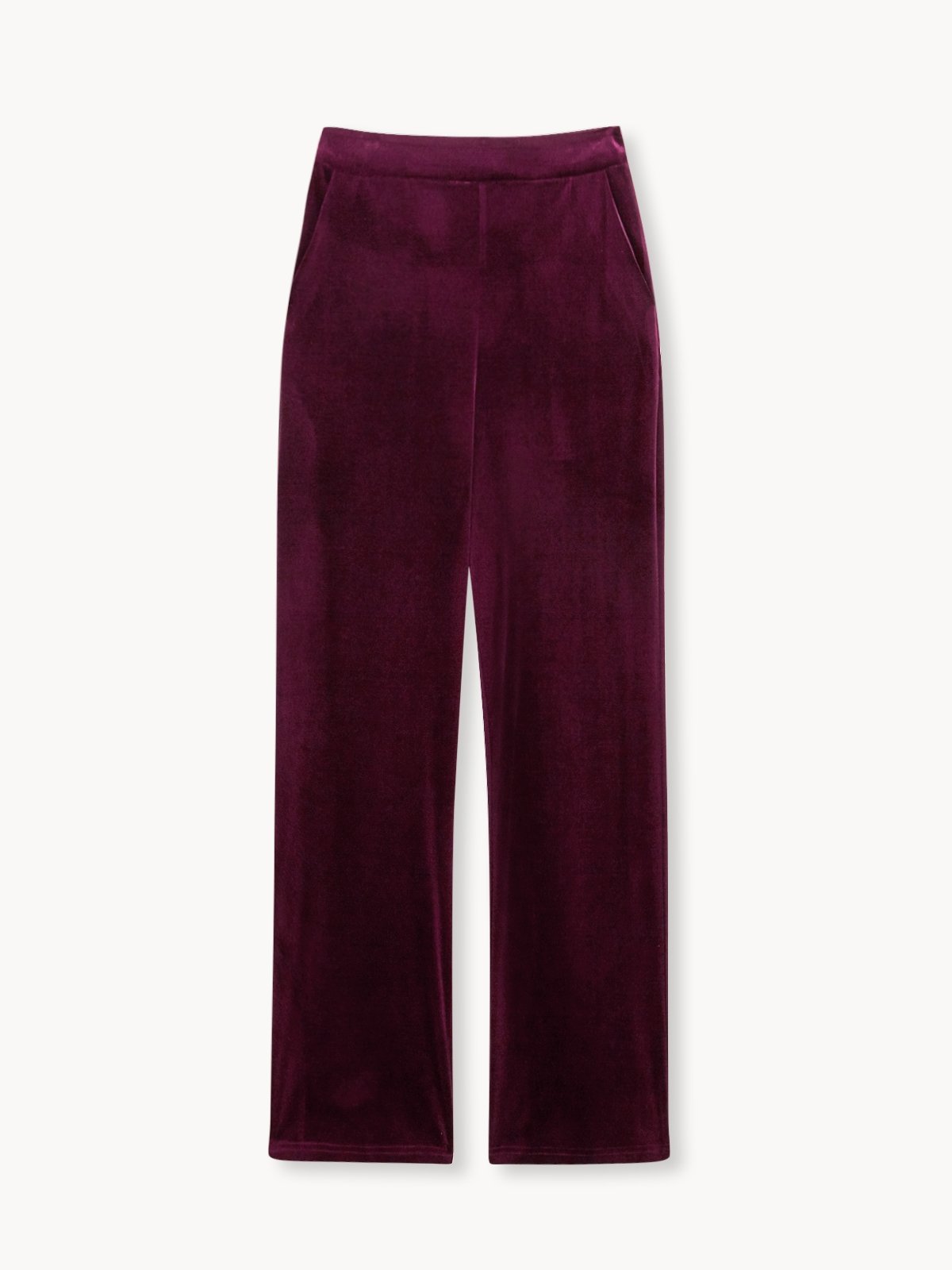 Maroon velvet pants cheap