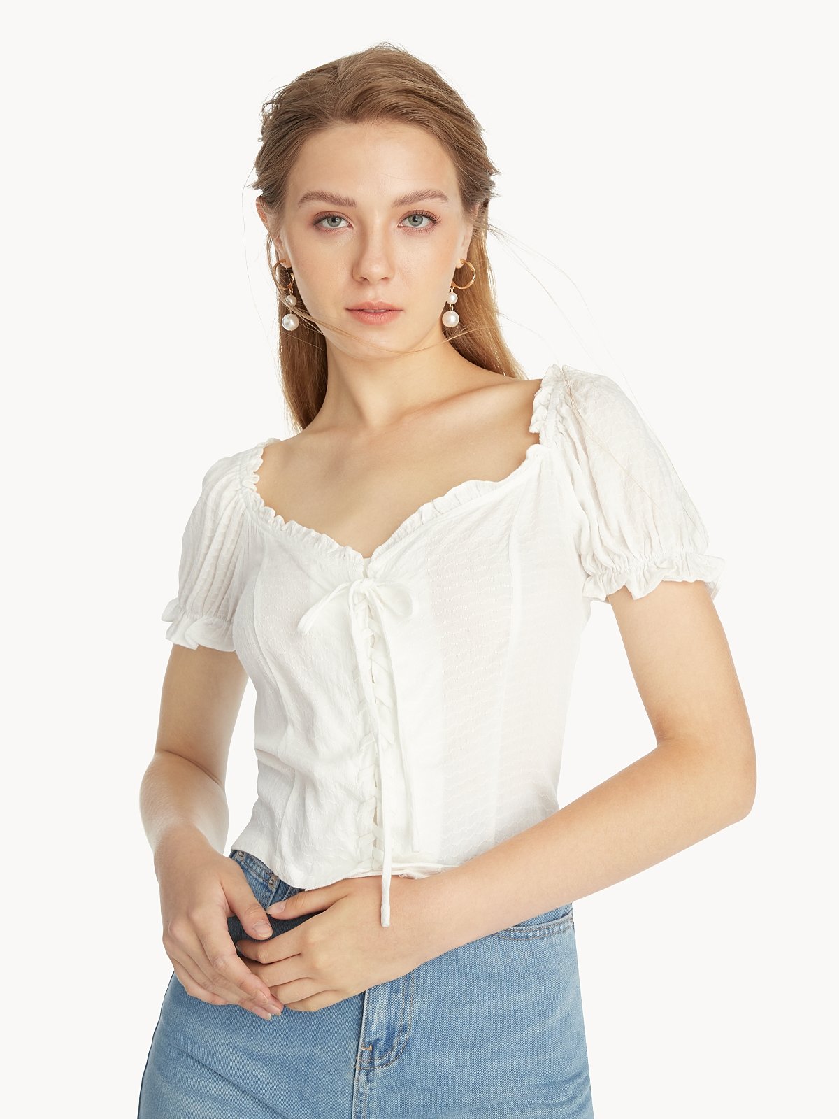 frill-corset-style-blouse-white-pomelo-fashion