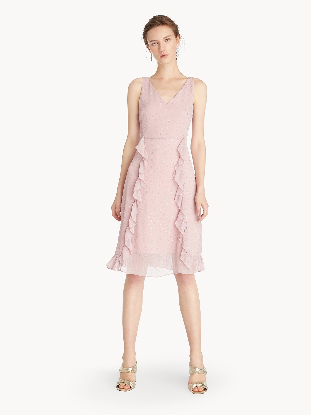 Dresses with frills on front top