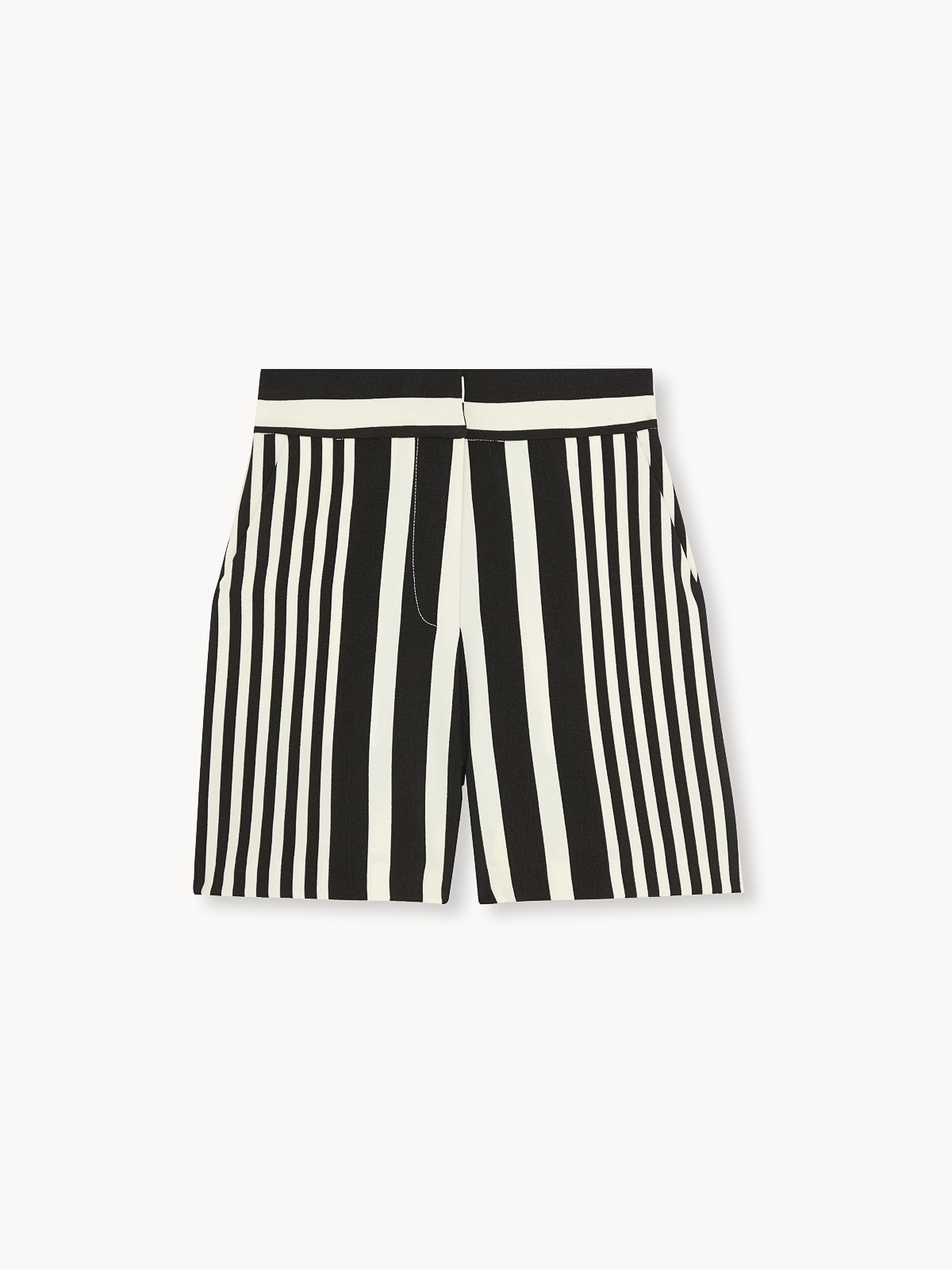 Striped shorts black and white new arrivals