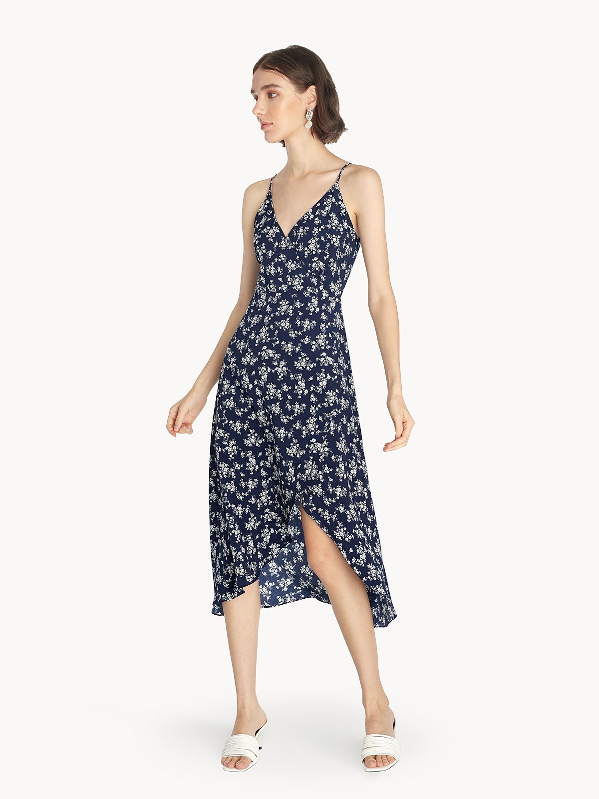 Surplice dress maxi outlet