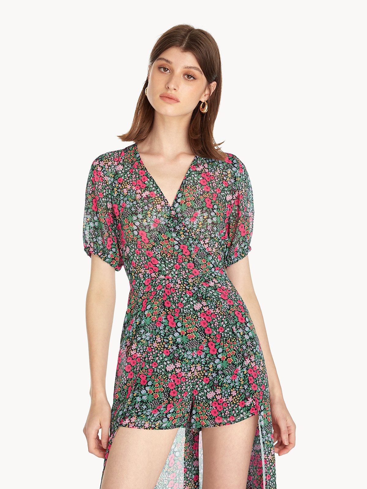 Sheer romper dress cheap