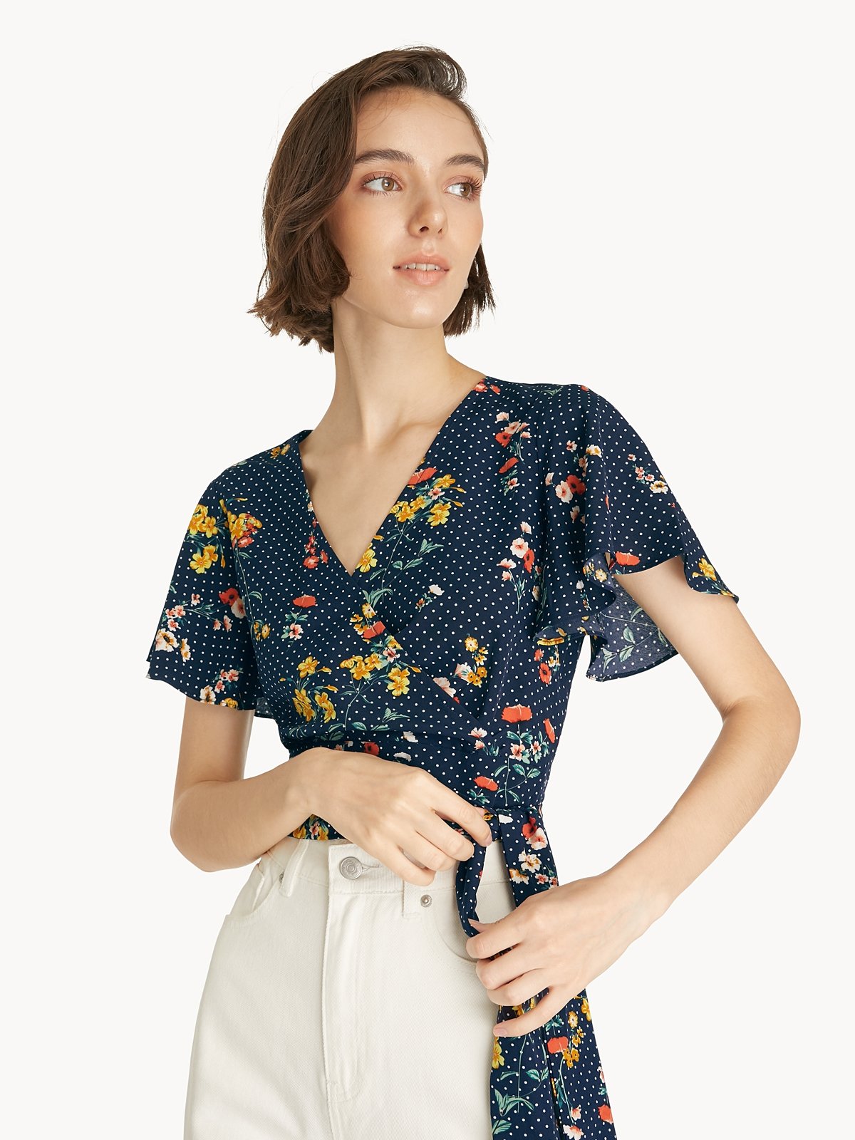 floral-wrap-crop-top-navy-pomelo-fashion