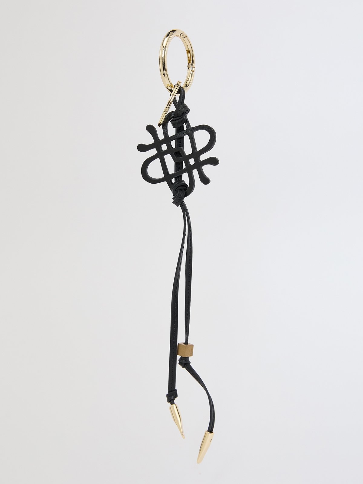 pomelo Pomelo Anagram Bag Charm Key Holder - Black