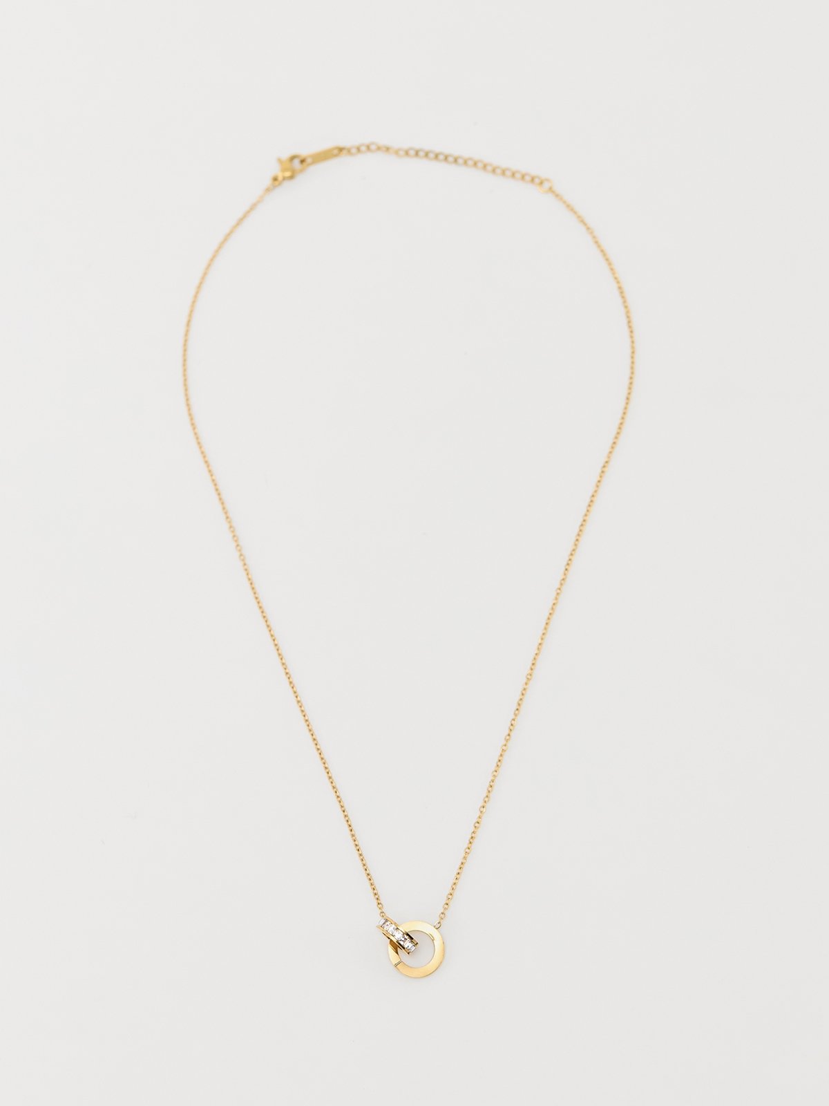 pomelo Pomelo Interlocking Charm Necklace - Multi Color