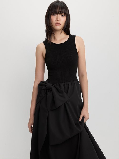ruffle collar knitted dress Isaac Mizrahi Women's Ruffle Collar Sweater Henley Dress