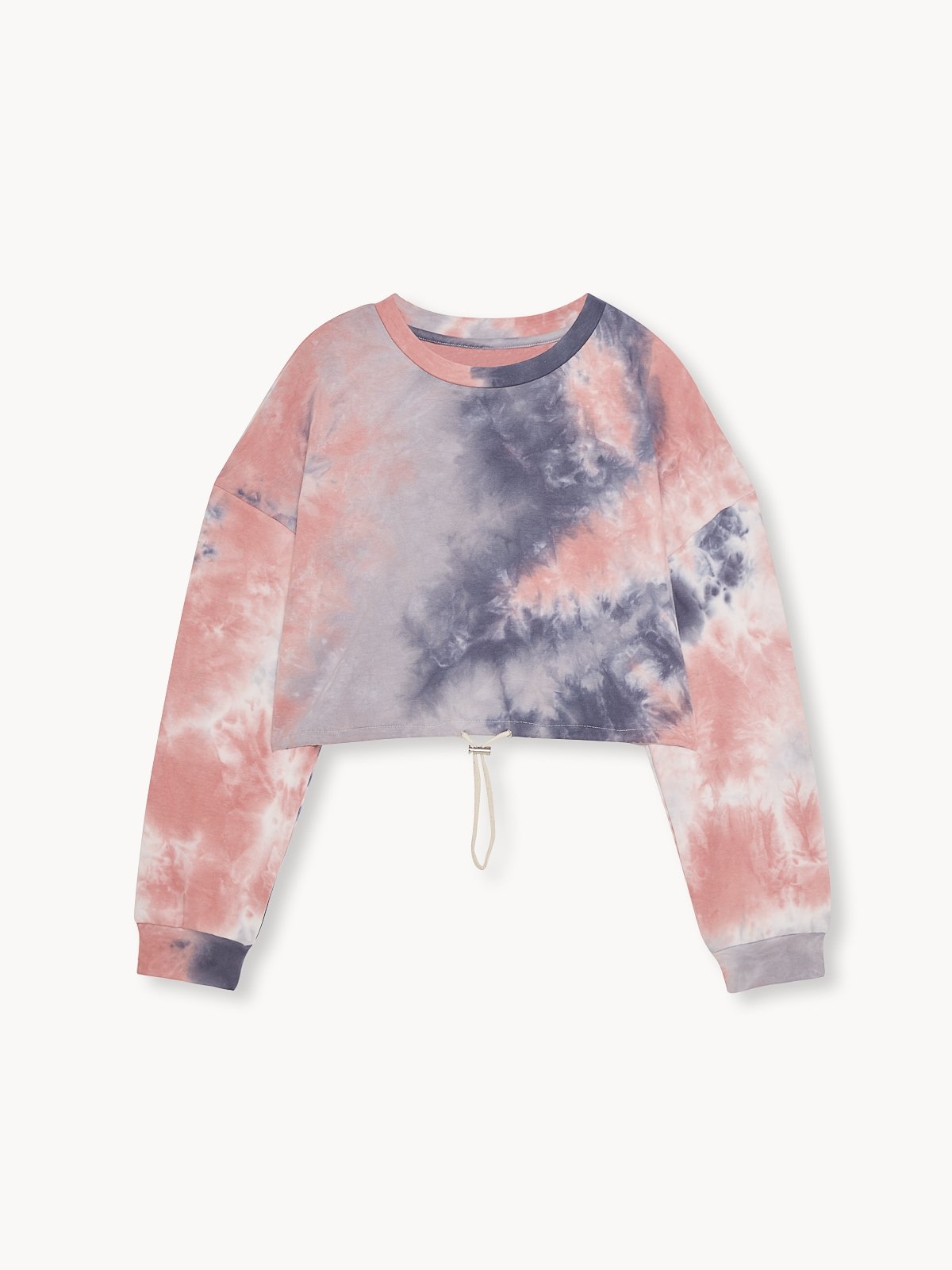 Tie dye cropped sweater sale