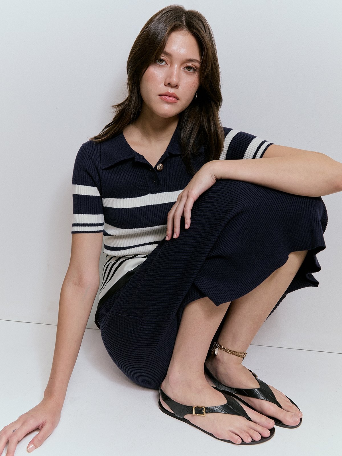 polo collar midi dress Buy Sosandar Red Premium Ribbed Polo Collar Midi Dress from Next USA