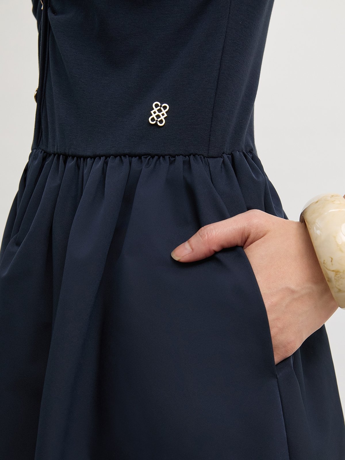 slim fit dress slacks Pomelo Aaron Long Dress main image 1