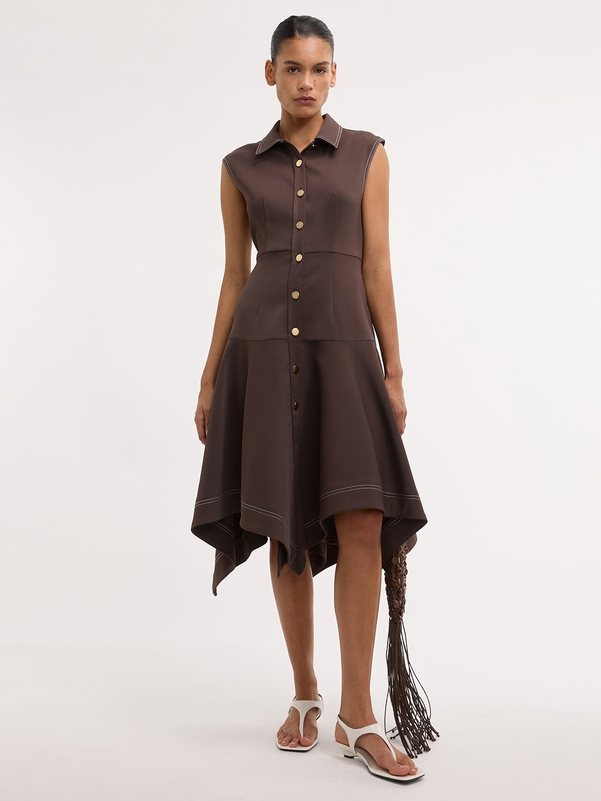 brown mini dress party MEALIYA Women's Ruched Mock Neck Bodycon Solid Sleeveless Slim Fit Short Tank Dresses Club Dresses : Clothing, Shoes & Jewelry Date Night Dresses Mini Size:US16/UK20 work_appropriate:yes Gathered sides