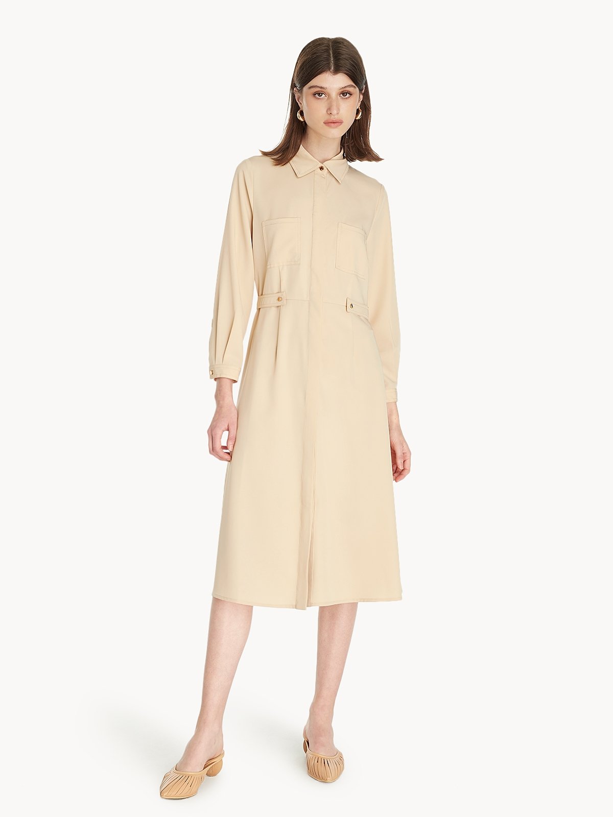 Cream on sale utility dress
